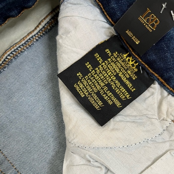 Lucky & Blessed Women’s Leopard Cuffed Denim Flare Jeans - Picture 12 of 13